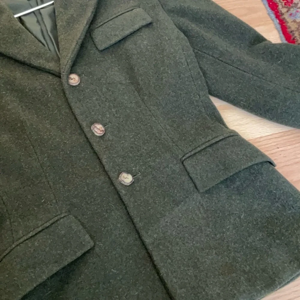 Ralph Lauren, Purple Label Dark Green Blazer. - Picture 3 of 6